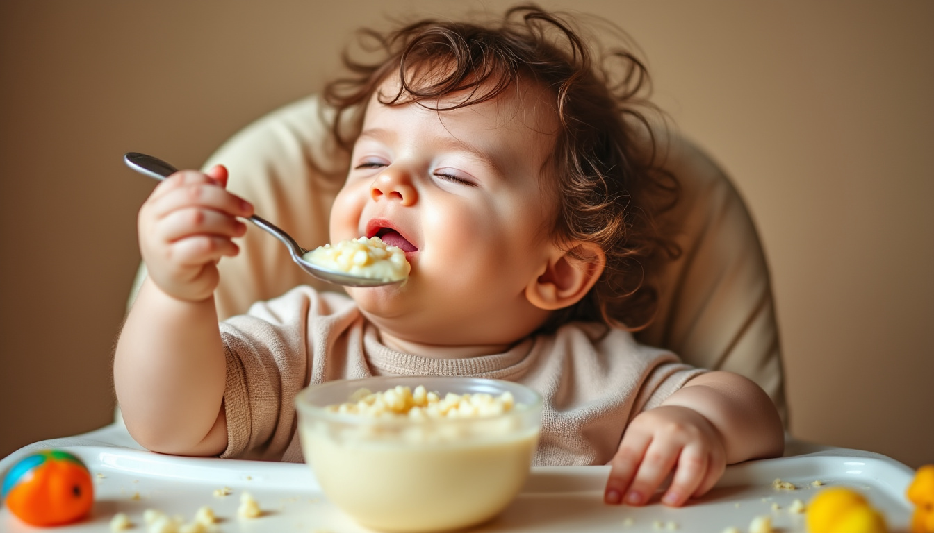 découvrez notre délicieuse recette de riz au lait à la vanille, spécialement conçue pour les bébés dès 12 mois. un dessert crémeux et savoureux, parfait pour initier votre petit aux plaisirs du goût tout en lui apportant douceur et nutrition.