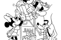 coloriage-mickey-minnie-pluto