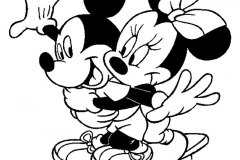 coloriage-mickey-skate