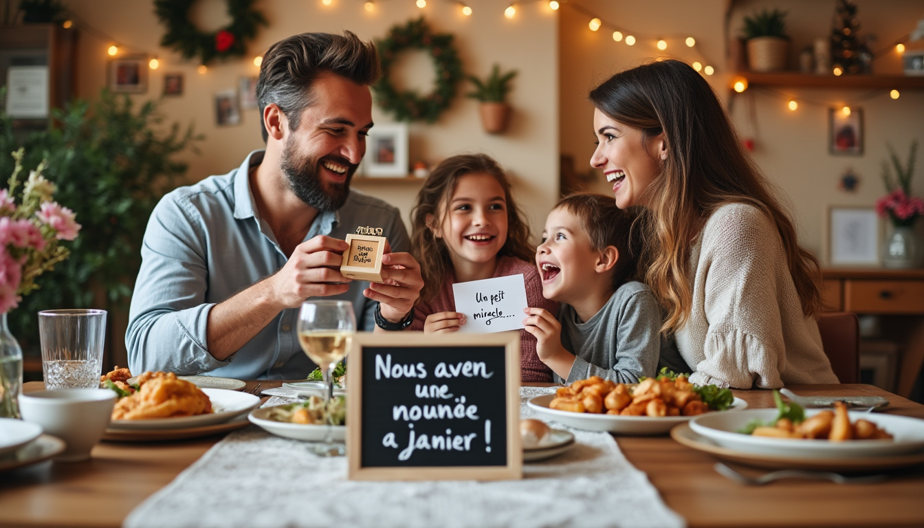 découvrez des devinettes amusantes et originales pour annoncer votre grossesse de manière ludique et mémorable. faites rire vos proches tout en partageant cette merveilleuse nouvelle !