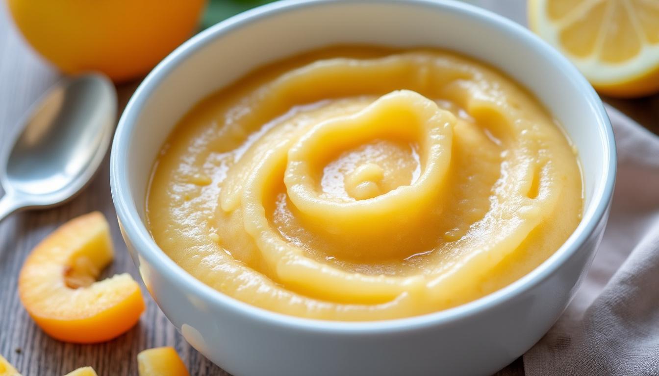 découvrez une délicieuse purée de nectarine, banane et citron, conçue pour éveiller les papilles de votre bébé dès 6 mois. une douce combinaison de saveurs fruitées qui ravira les petits gourmets tout en apportant des bienfaits nutritionnels.