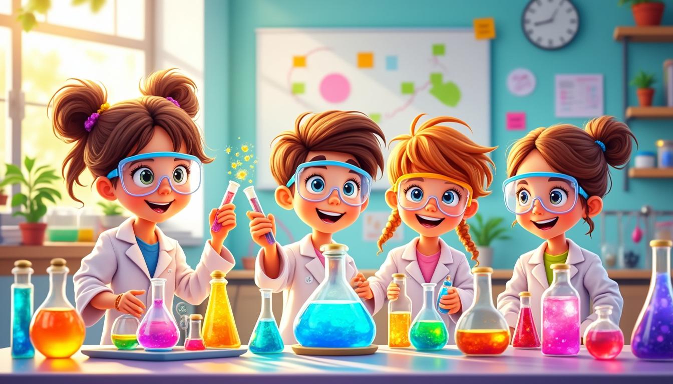 découvrez comment rendre l'apprentissage de la chimie interactif et amusant pour les élèves grâce à des activités pratiques et des expériences captivantes. transformez les leçons de chimie en moments ludiques et engageants qui stimulent la curiosité et l'intérêt des étudiants pour cette science fascinante.