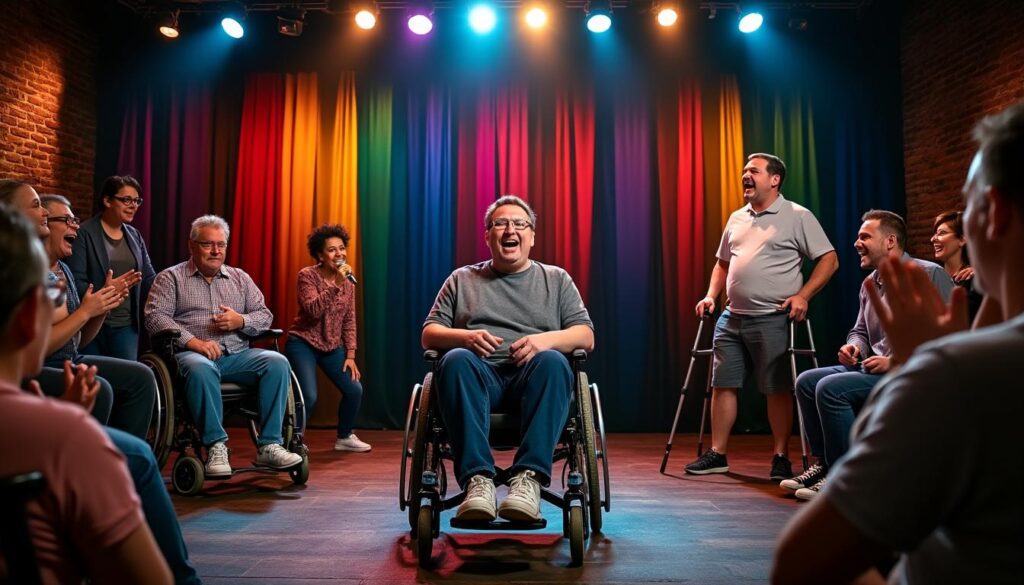 découvrez le parcours inspirant des humoristes en situation de handicap qui allient talent et créativité pour faire rire le monde entier. plongez dans l'univers de ces artistes uniques qui, par leur humour, changent notre regard sur le handicap et offrent une réflexion pleine d'humour et d'émotion.