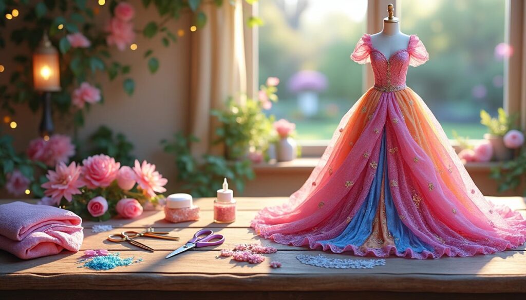 découvrez notre tuto facile pour réaliser une magnifique robe de princesse sans couture ! idéal pour les débutants, ce guide étape par étape vous permettra de créer une tenue féerique en un rien de temps, tout en utilisant des matériaux simples et accessibles.