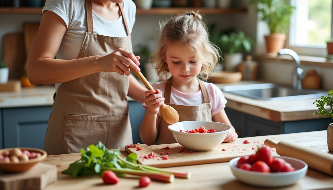 découvrez une recette facile de petit dessert fraise et rhubarbe, spécialement adaptée aux bébés dès 8 mois. un mélange savoureux pour éveiller les papilles de votre tout-petit avec des ingrédients naturels et sains.