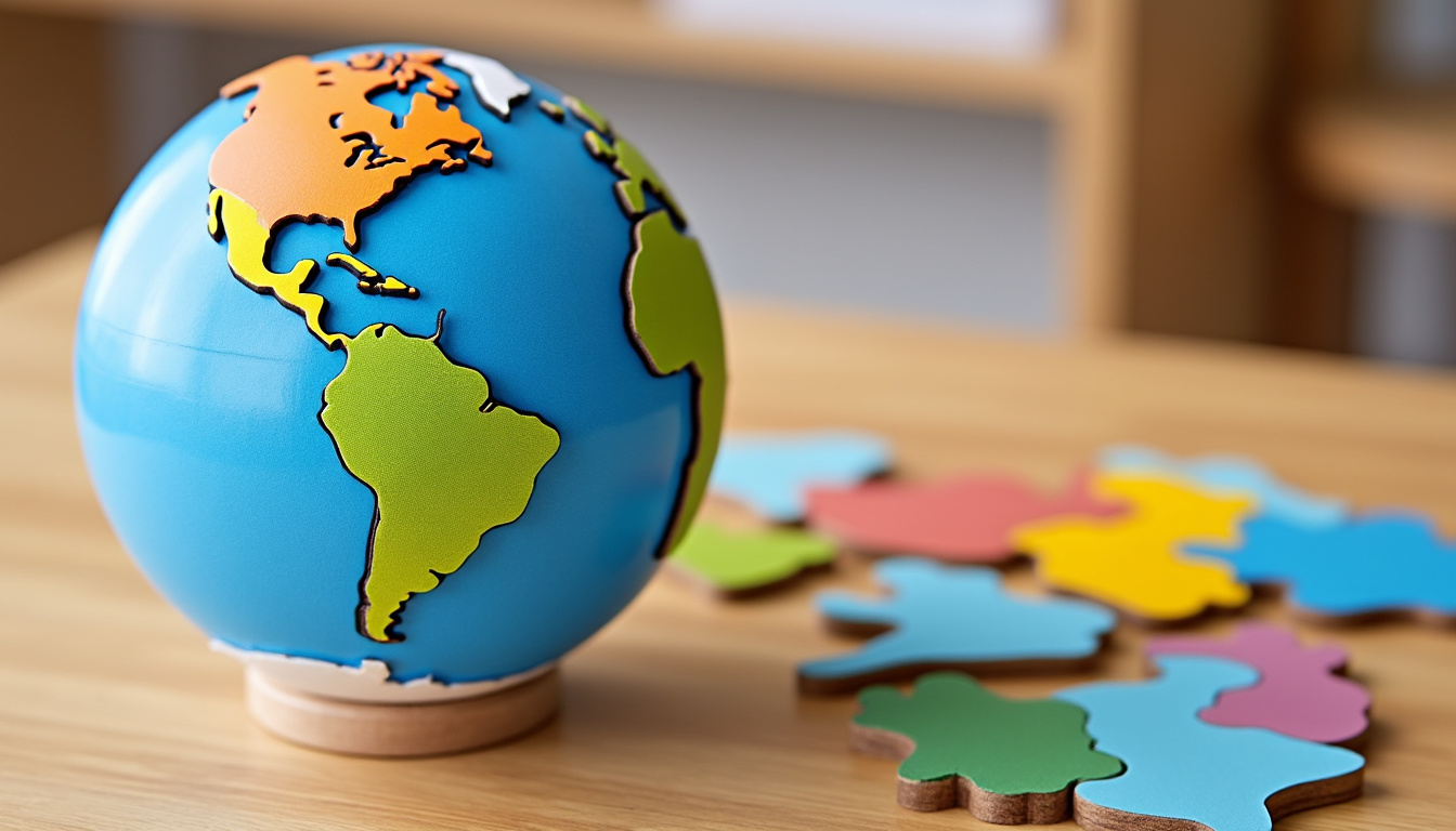 découvrez comment fabriquer facilement un globe des continents montessori avec ce tutoriel simple, étape par étape. idéal pour l'apprentissage sensoriel et la géographie des enfants !