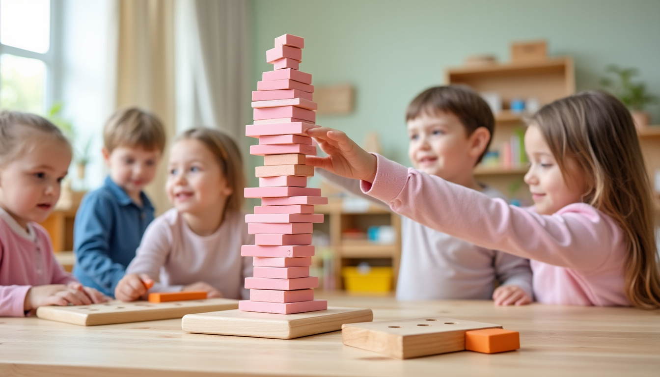 découvrez la tour rose montessori, un matériel pédagogique essentiel pour éveiller les sens, développer la concentration et stimuler la motricité fine chez les enfants selon la méthode montessori. idéal pour accompagner l'apprentissage tout en s'amusant.