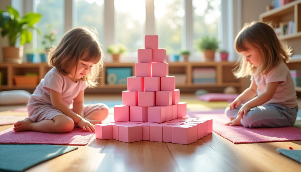 découvrez la tour rose montessori : un matériel éducatif phare pour stimuler la motricité fine, la concentration et l'apprentissage des tailles chez l'enfant grâce à la pédagogie montessori.