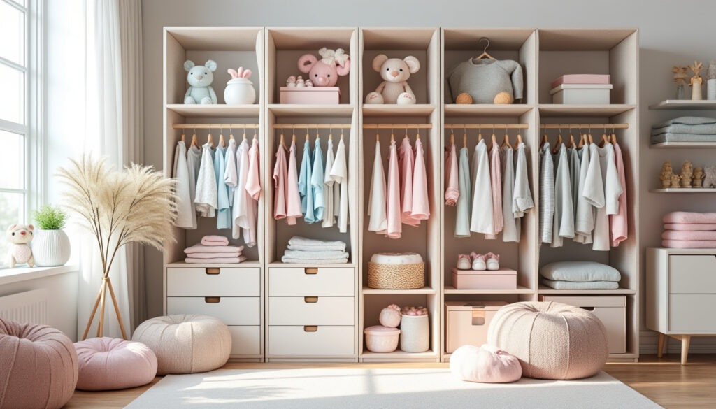 optimisez l’organisation du dressing de votre bébé grâce à des diviseurs pratiques. découvrez nos conseils pour tout ranger facilement et retrouver les vêtements en un coup d’œil !