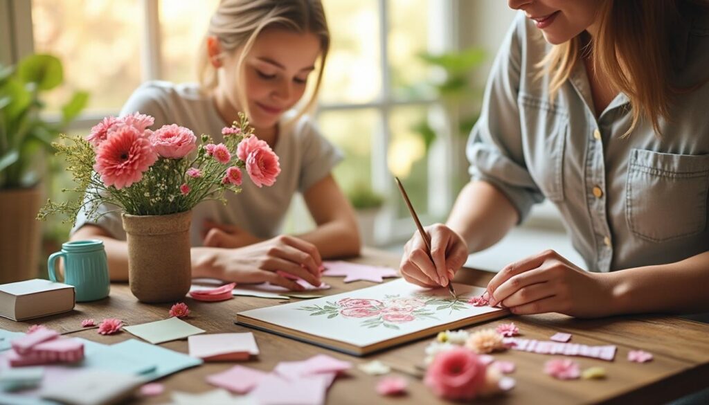 découvrez des idées cadeaux diy pour la fête des mères, à fabriquer soi-même et créer un moment unique et inoubliable avec amour.