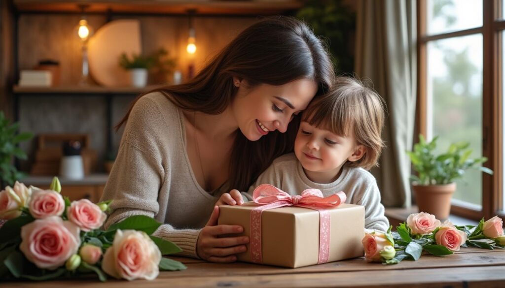 découvrez des idées de cadeau fête des mères originales et touchantes pour émouvoir votre maman en ce jour spécial.