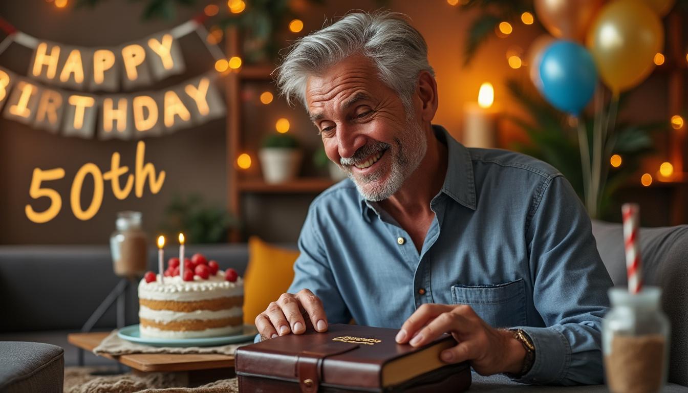 découvrez des idées cadeau originales pour homme de 50 ans, parfaites pour surprendre et faire plaisir à cet anniversaire spécial.