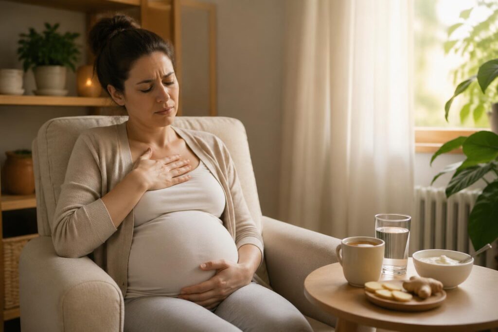 découvrez des solutions efficaces et sûres pour soulager les brûlures d’estomac pendant la grossesse et apaiser la douleur chez la femme enceinte.