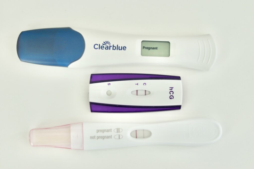 Positive pregnancy tests