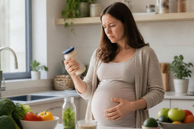 découvrez les risques potentiels de la consommation de mayonnaise industrielle pendant la grossesse et ses effets sur la santé du bébé à naître.