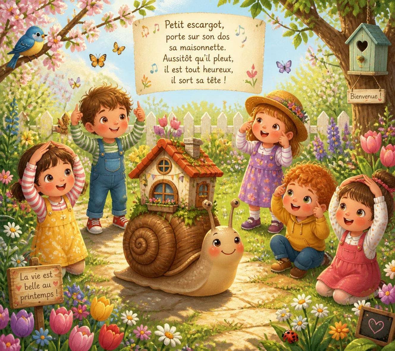 découvrez pourquoi la comptine « petit escargot paroles » charme les tout-petits avec ses mélodies douces et ses paroles simples, favorisant leur éveil et leur joie.