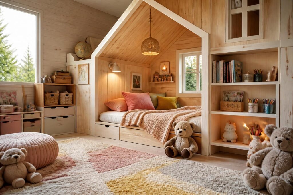 découvrez comment transformer une cabane chambre enfant en un espace de jeu douillet et créatif, idéal pour stimuler l'imagination et le confort de vos enfants.